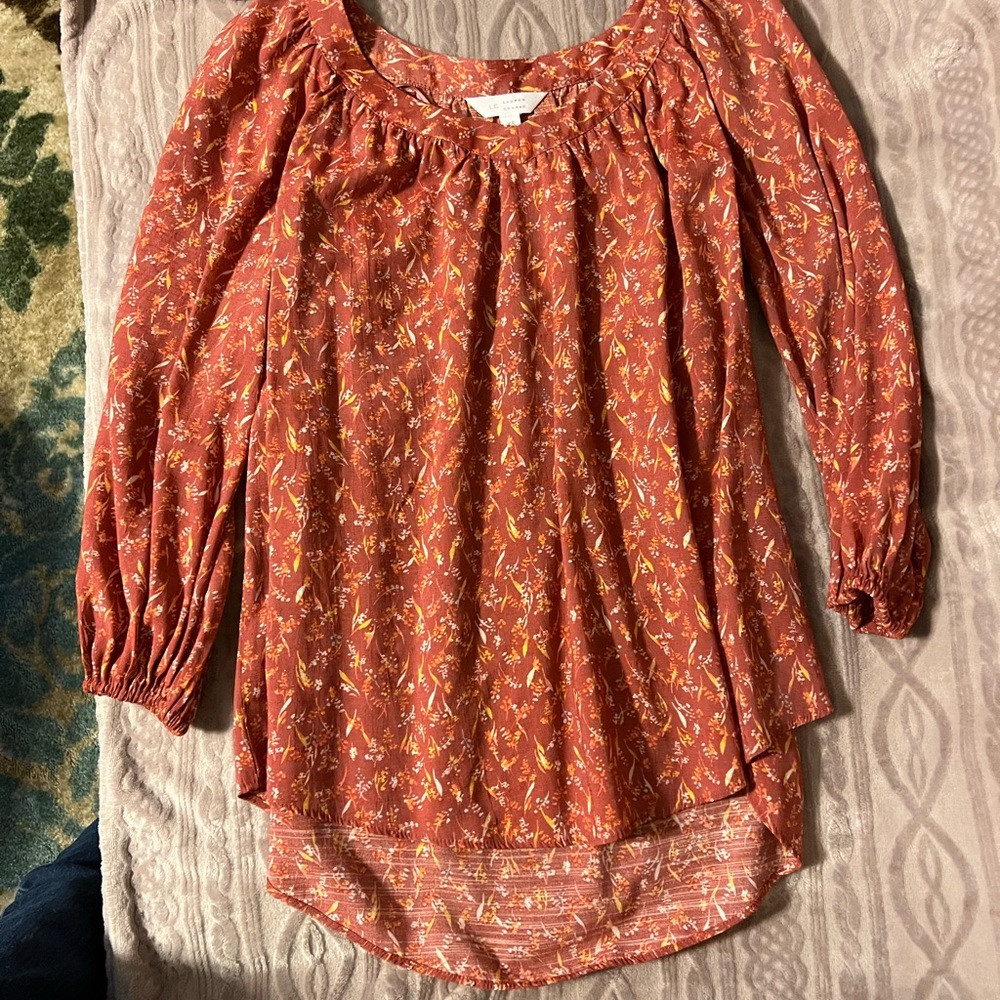 Fall color blouse, never worn